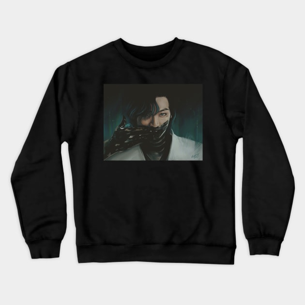 MOTS VCR Jungkook Crewneck Sweatshirt by yelhsa art